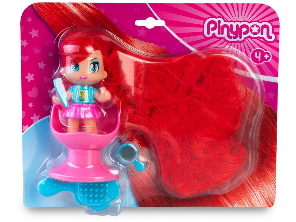 Famosa Pinypon Super Crinière Cheveux Rouges PNY33000