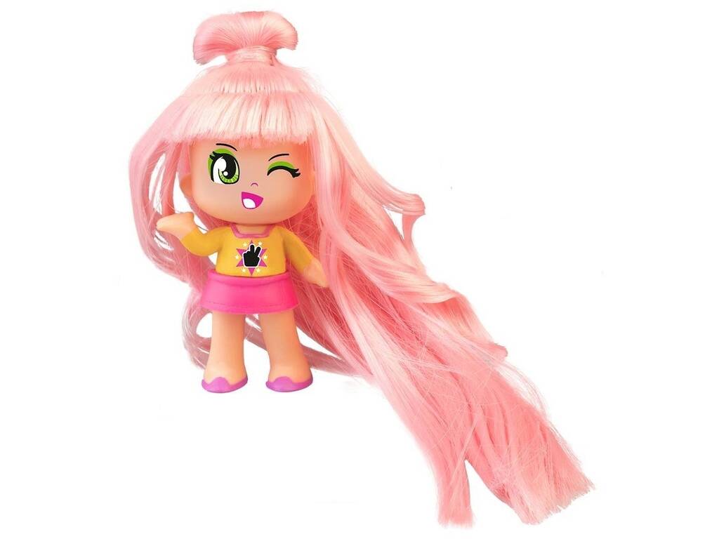 Pinypon Super Capelli Rosa Famosa PNY33000
