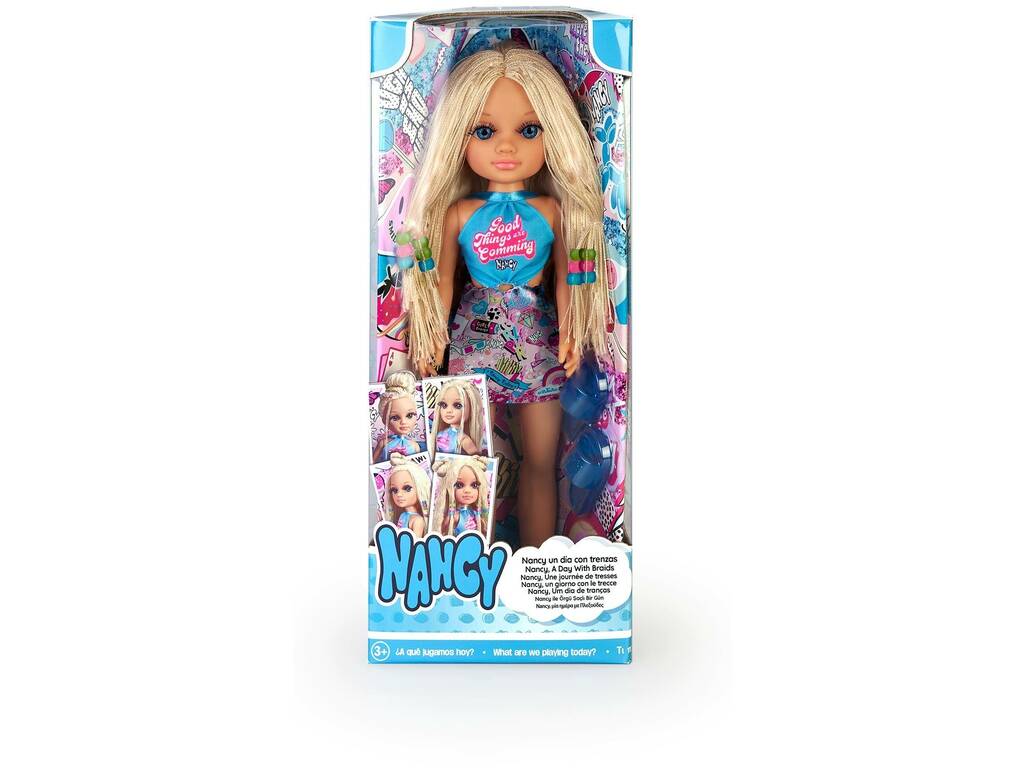 Nancy Un Jour De Cheveux Blonds Tresses Famosa NAC21000