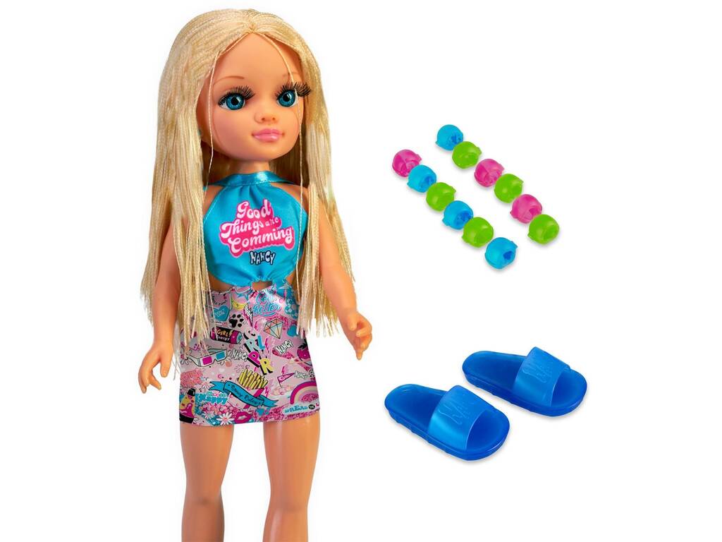 Nancy Un Jour De Cheveux Blonds Tresses Famosa NAC21000