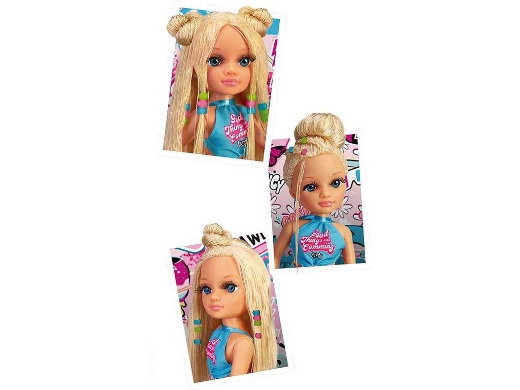 Nancy Un Jour De Cheveux Blonds Tresses Famosa NAC21000