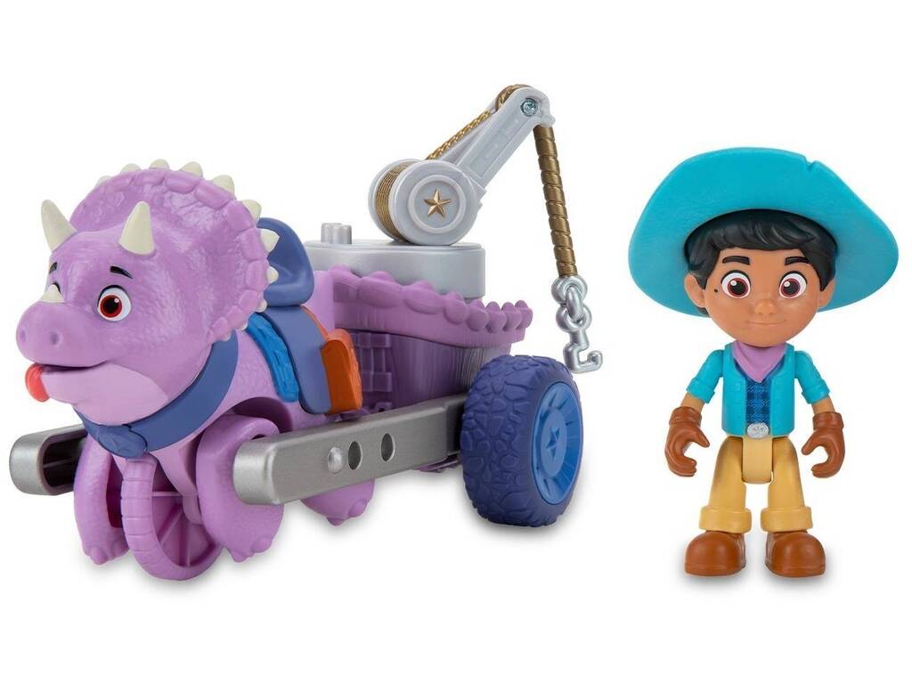 Dino Ranch Dinovehículo e Figura Famosa DNA03000