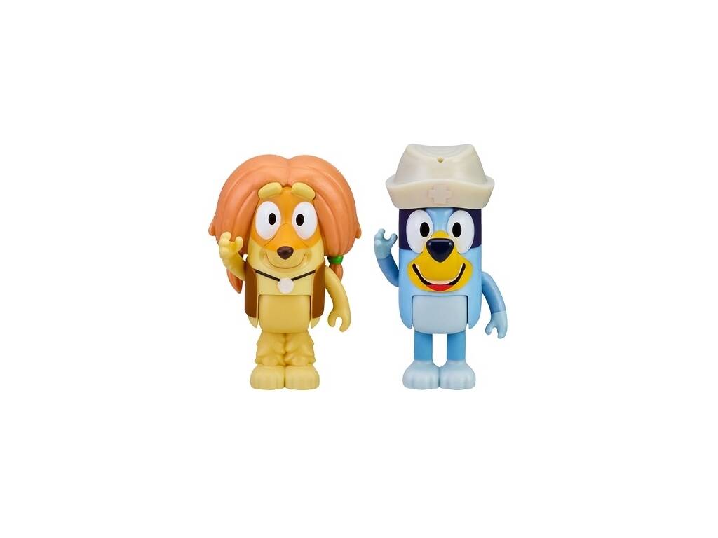 Bluey Pack 2 Figure Serie 2 Famosa BLY07000