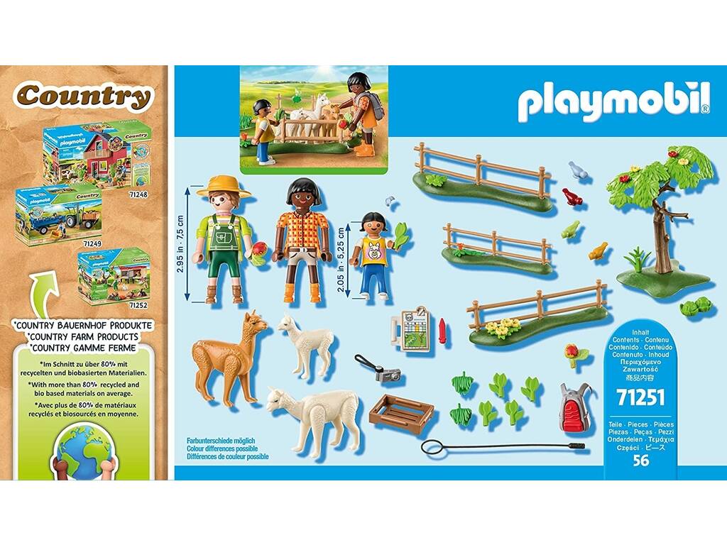 Playmobil Promenade à la campagne avec Alpaga 71251