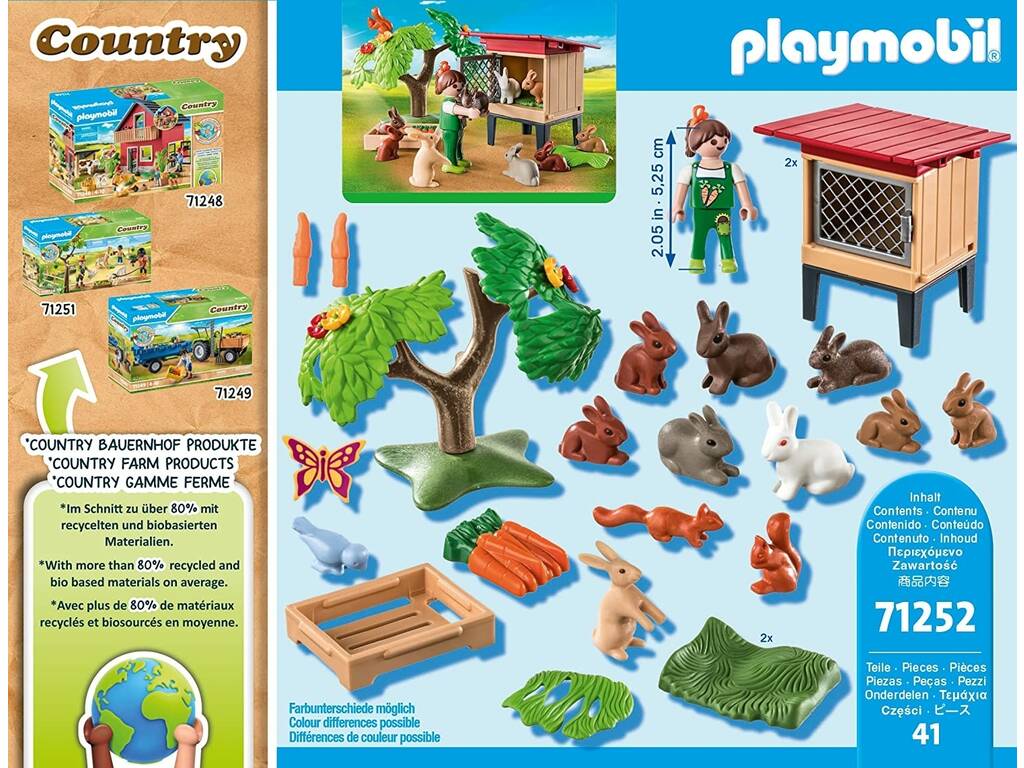 Playmobil Country Kaninchenstal 71252