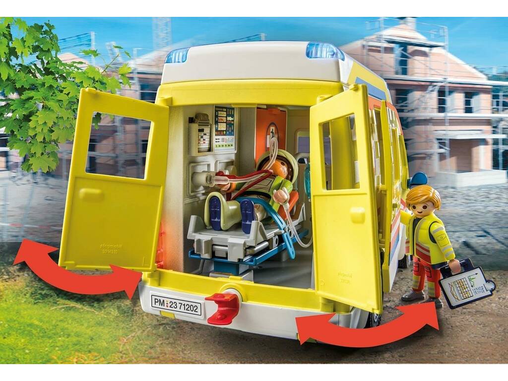 Playmobil City Life Ambulance avec son et lumière 71202