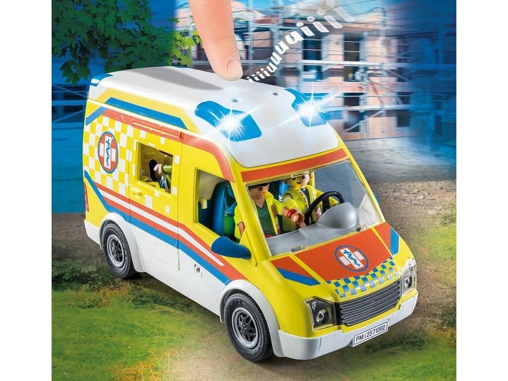 Playmobil City Life Ambulance avec son et lumière 71202