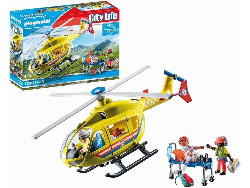 Playmobil City Life Elicottero di soccorso 71203