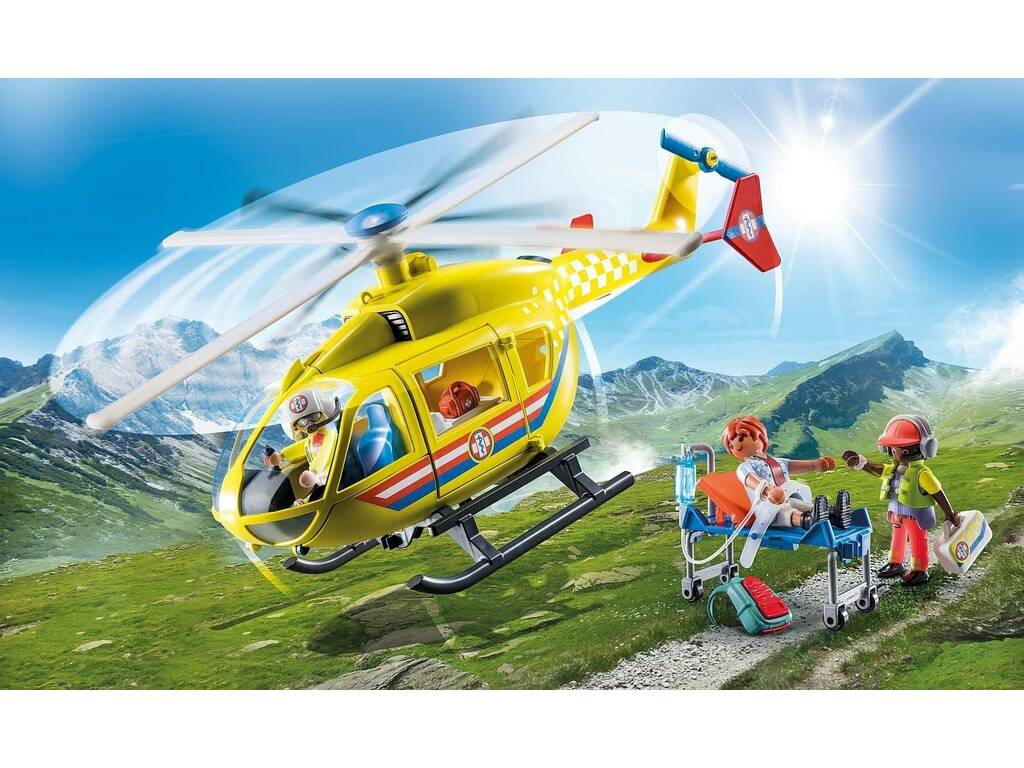 Playmobil City Life Elicottero di soccorso 71203