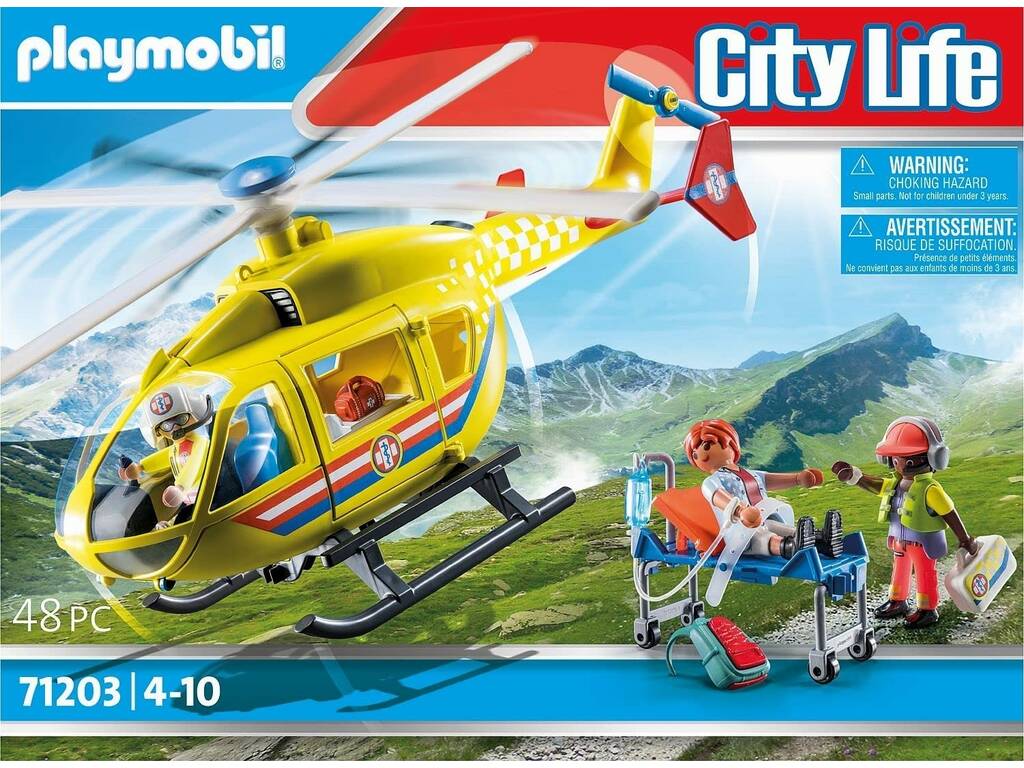 Playmobil City Life Elicottero di soccorso 71203