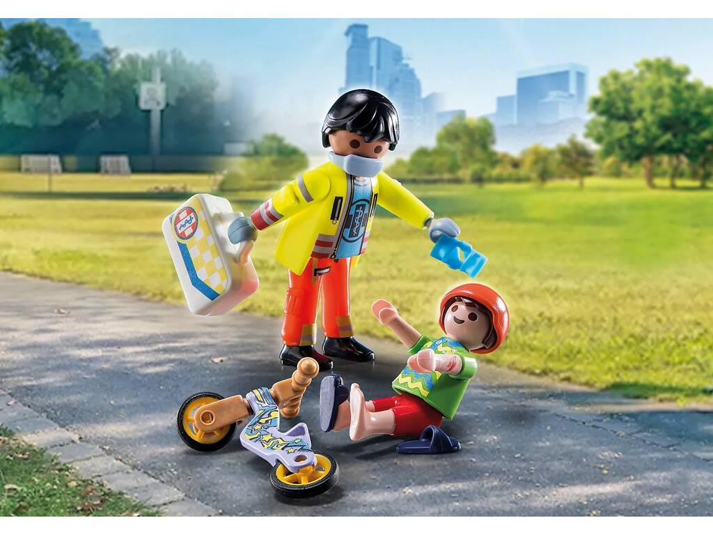 Playmobil City Life Paramedic avec patient Playmobil 71245