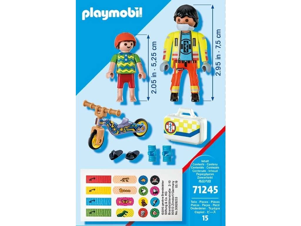 Playmobil City Life Paramedic avec patient Playmobil 71245