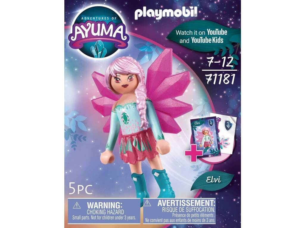 Playmobil Adventures Of Ayuma Crystal Fairy Elvi 71181