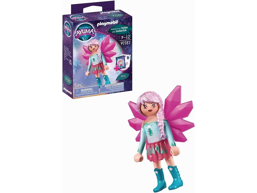 Playmobil Adventures Of Ayuma Crystal Fairy Elvi 71181