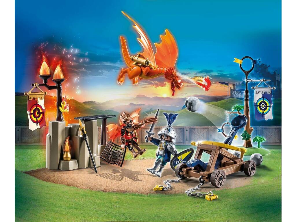 Playmobil Novelmore Vs Brunham Raiders Zone de combat 71210