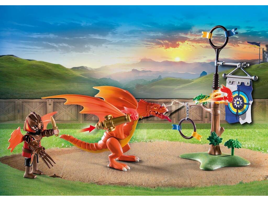 Playmobil Novelmore Vs Brunham Raiders Zone de combat 71210