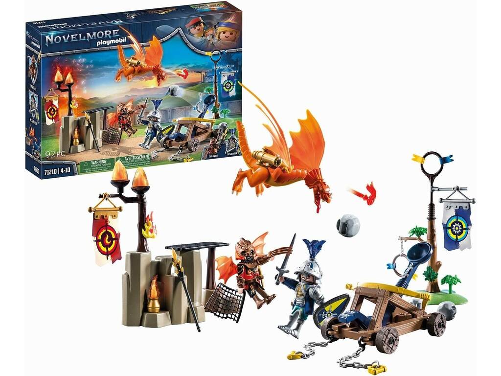 Playmobil Novelmore Vs Brunham Raiders Zone de combat 71210