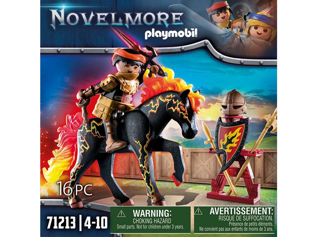 Playmobil Novelmore Brunham Raiders Chevalier de feu Brunham Raiders 71213
