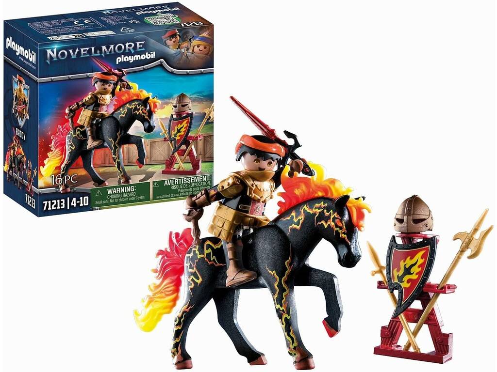 Playmobil Novelmore Brunham Raiders Chevalier de feu Brunham Raiders 71213