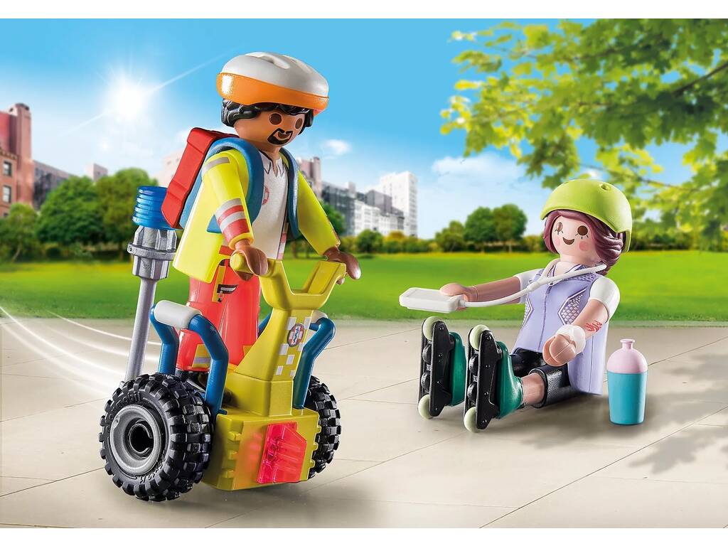 Playmobil Starter Pack Rescue avec Balance Racer 71257