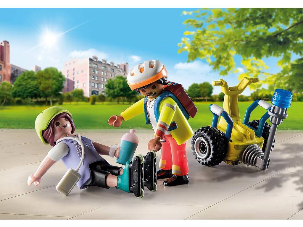 Playmobil Starter Pack Rescue avec Balance Racer 71257