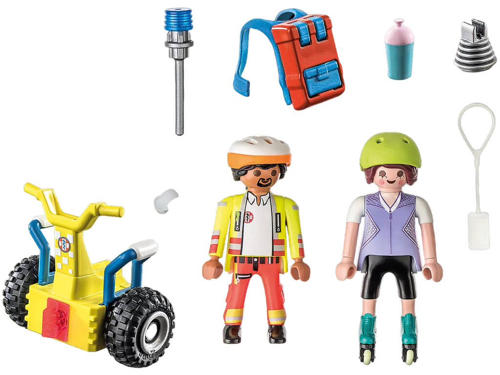 Playmobil Starter Pack Rescue avec Balance Racer 71257