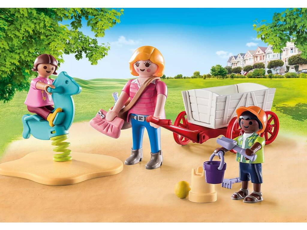 Playmobil Starter Pack Educateur avec chariot 71258