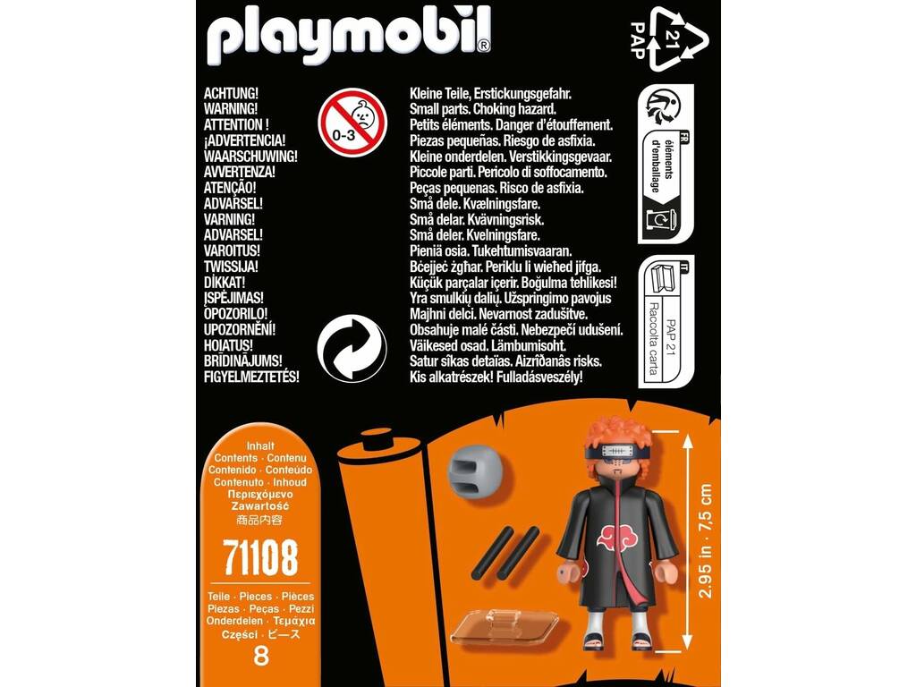 Playmobil Naruto Shippuden Figurine Pain 71108