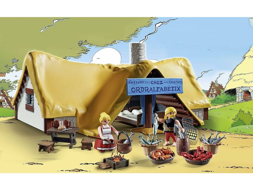 Playmobil Asterix La Cabane de Ordenalfabetix 71266