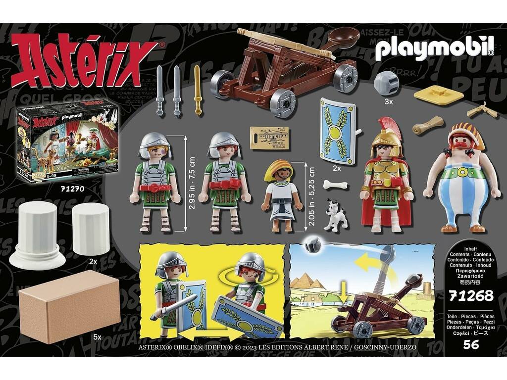 Playmobil Axterix Numerobix e la battaglia del palazzo 71268