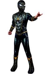 Costume Bambino Spiderman No Way Home Deluxe Muscoloso T-S Rubies 702750-S