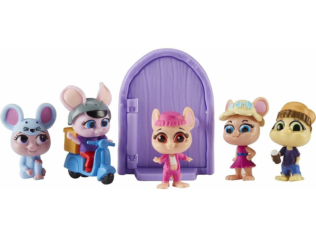 Mouse In The House Pack 5 figure Roo, Millie, Mouser, Daisy Doo, Beans x 4 di Bandai CO07708