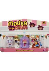 Mouse In The House Pack 5 Figurines ROO, Millie, Mouser, Daisy Doo, Beans x 4 de Bandai CO07708
