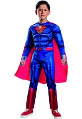 Superman Black Line Deluxe Costume pour enfants T-L Rubies 702263-L