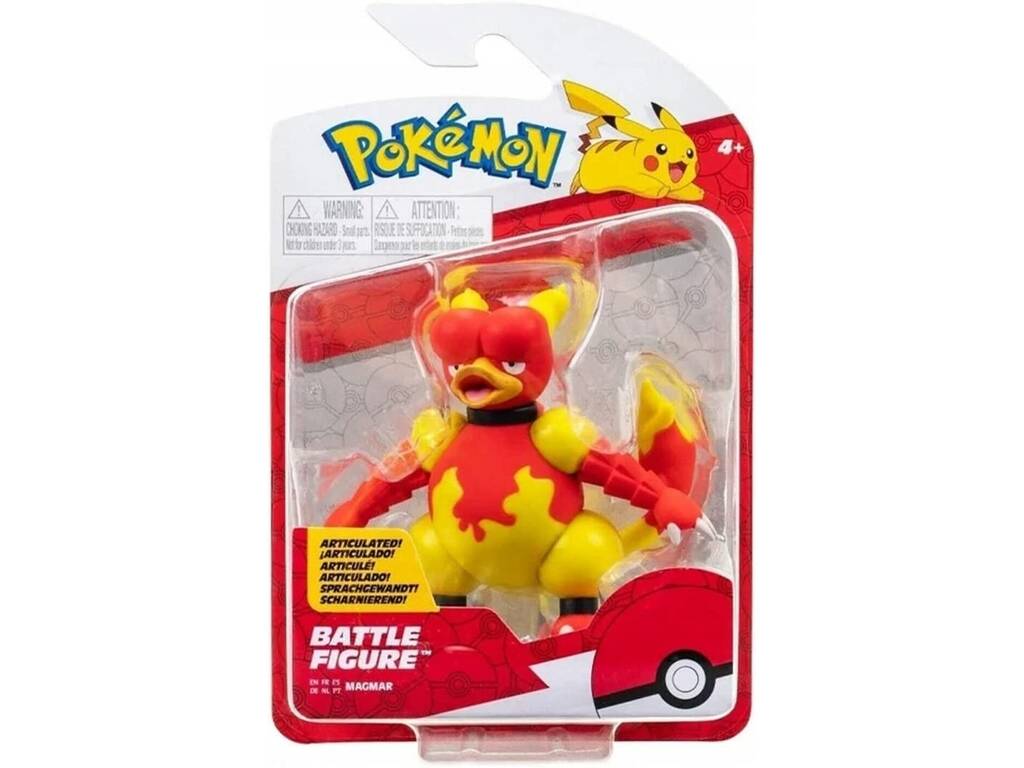 Pokémon Figura de Combate Magmar Spin Master 95007