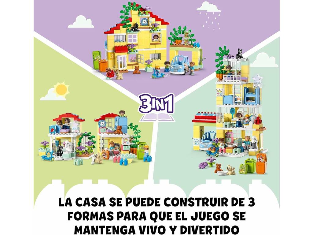 Lego Duplo Casa familiare 3 in 1 10994