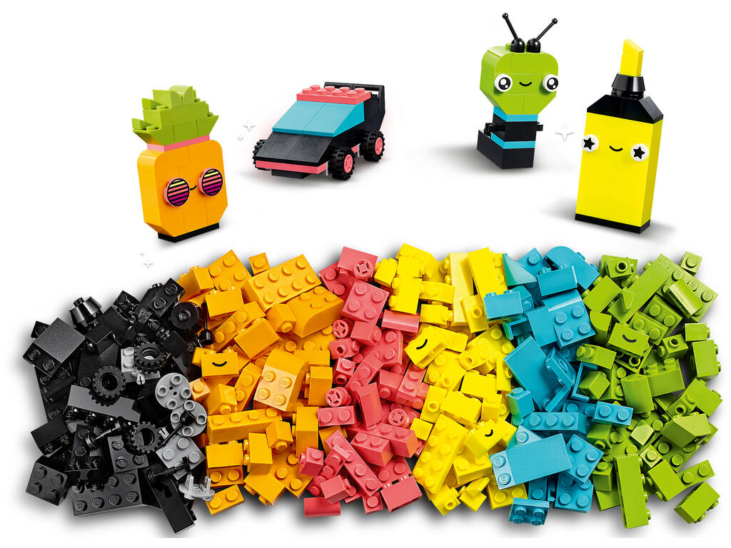 Lego Classic Divertimento Creativa Neón 11027