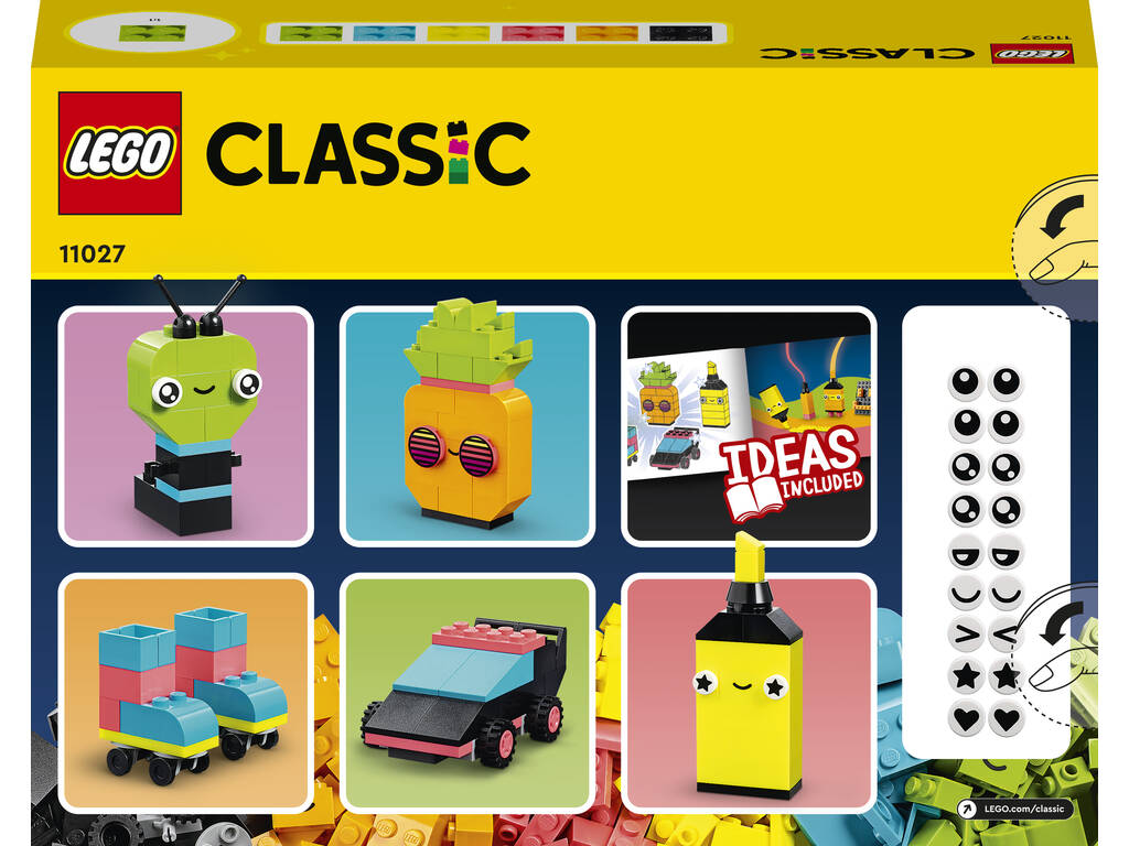 Lego Classic Divertimento Creativa Neón 11027