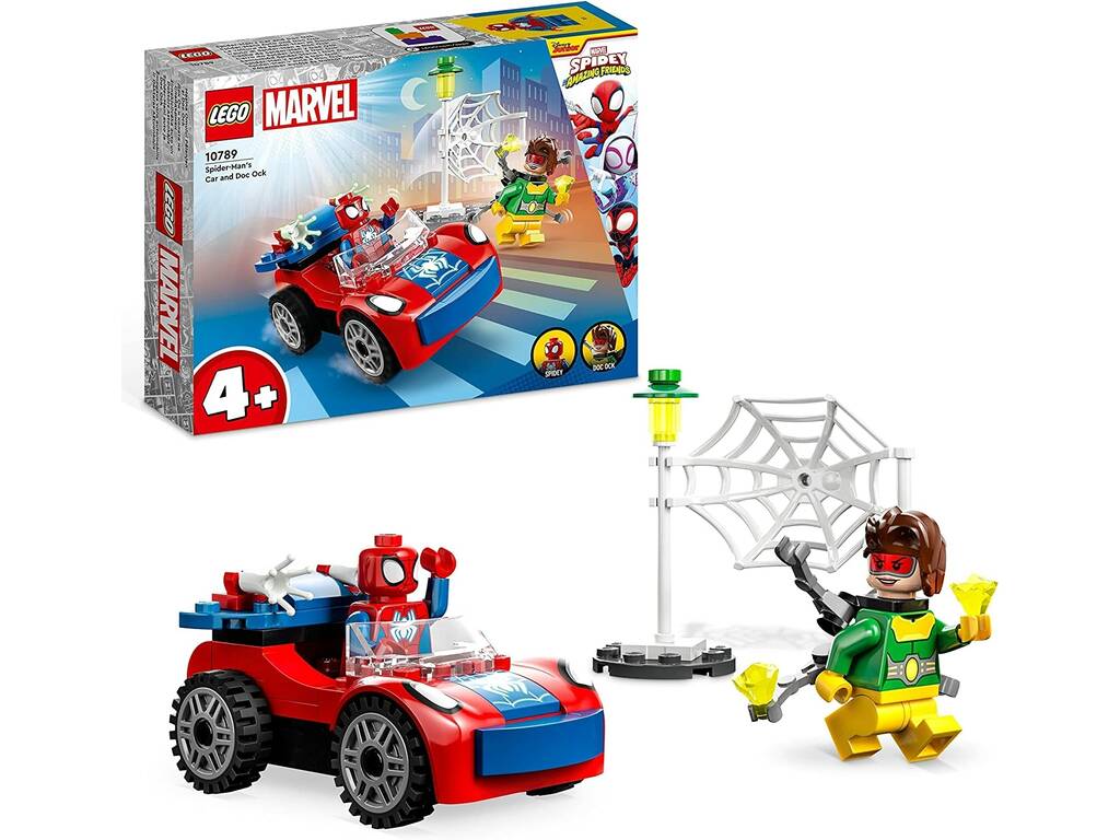 Voiture Lego Marvel Spiderman et Doc Ock 10789