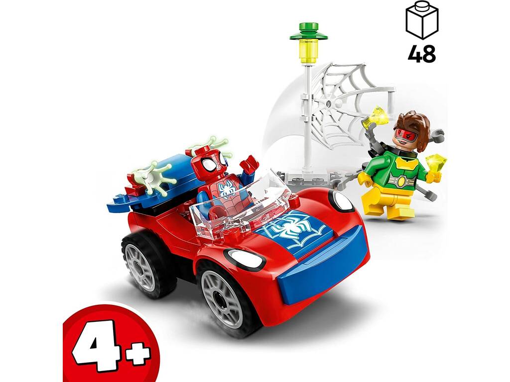 Voiture Lego Marvel Spiderman et Doc Ock 10789