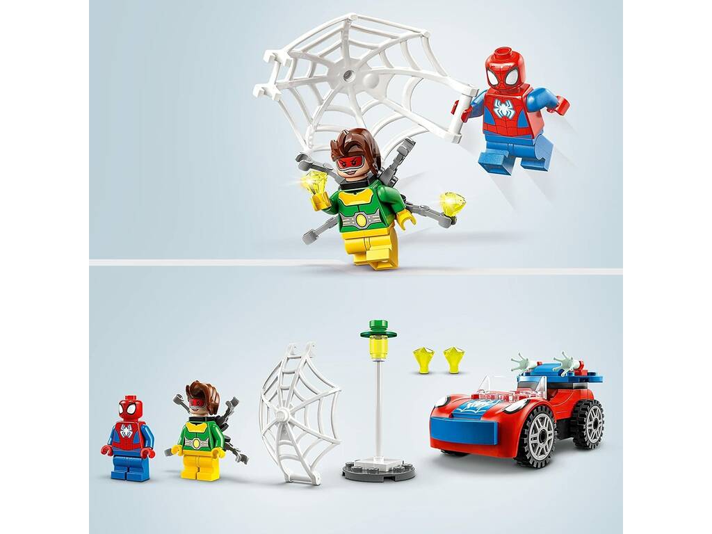 Voiture Lego Marvel Spiderman et Doc Ock 10789