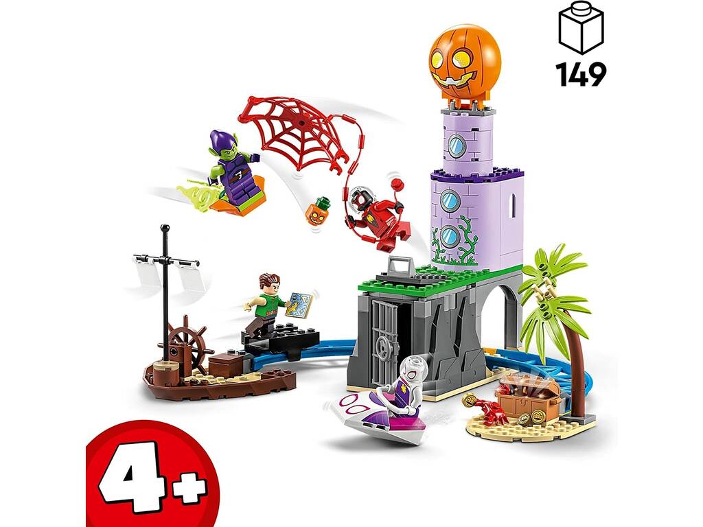Lego Marvel Team Spidey au phare du Bouffon Vert 10790