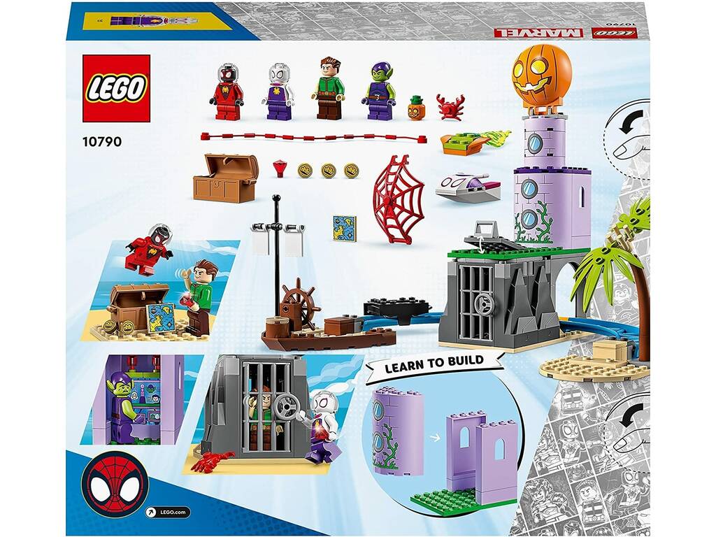 Lego Marvel Team Spidey au phare du Bouffon Vert 10790