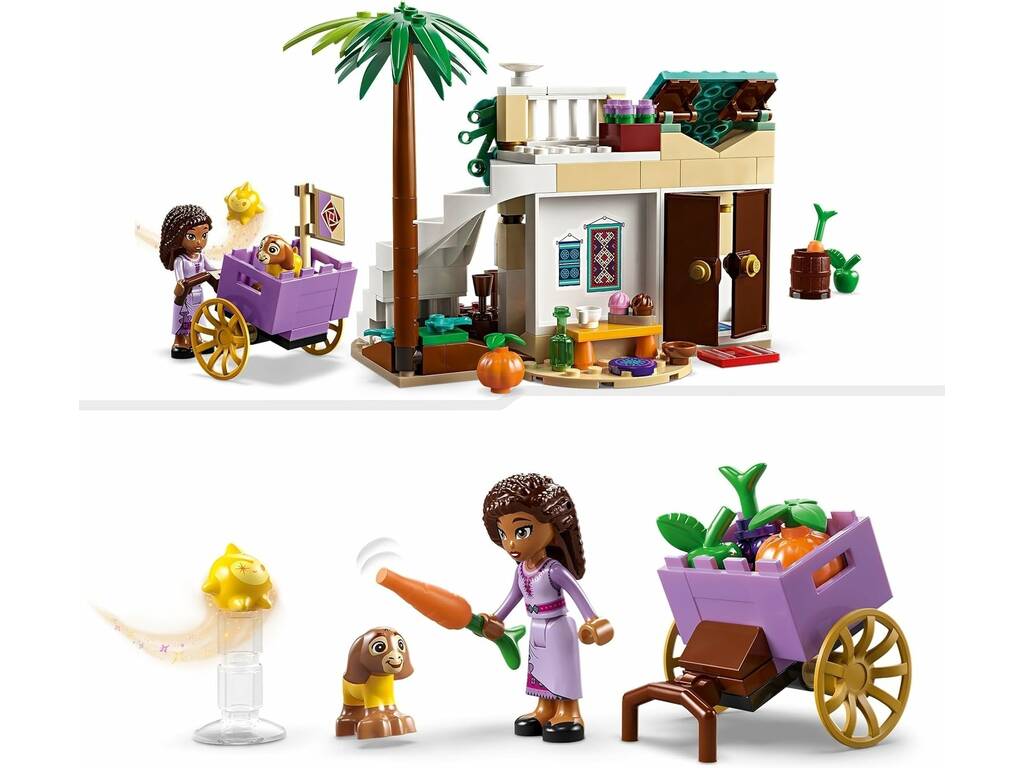 Lego Disney Wish Asha dans la ville des roses 43223
