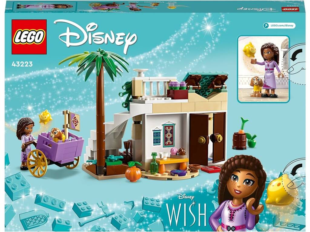 Lego Disney Wish Asha dans la ville des roses 43223