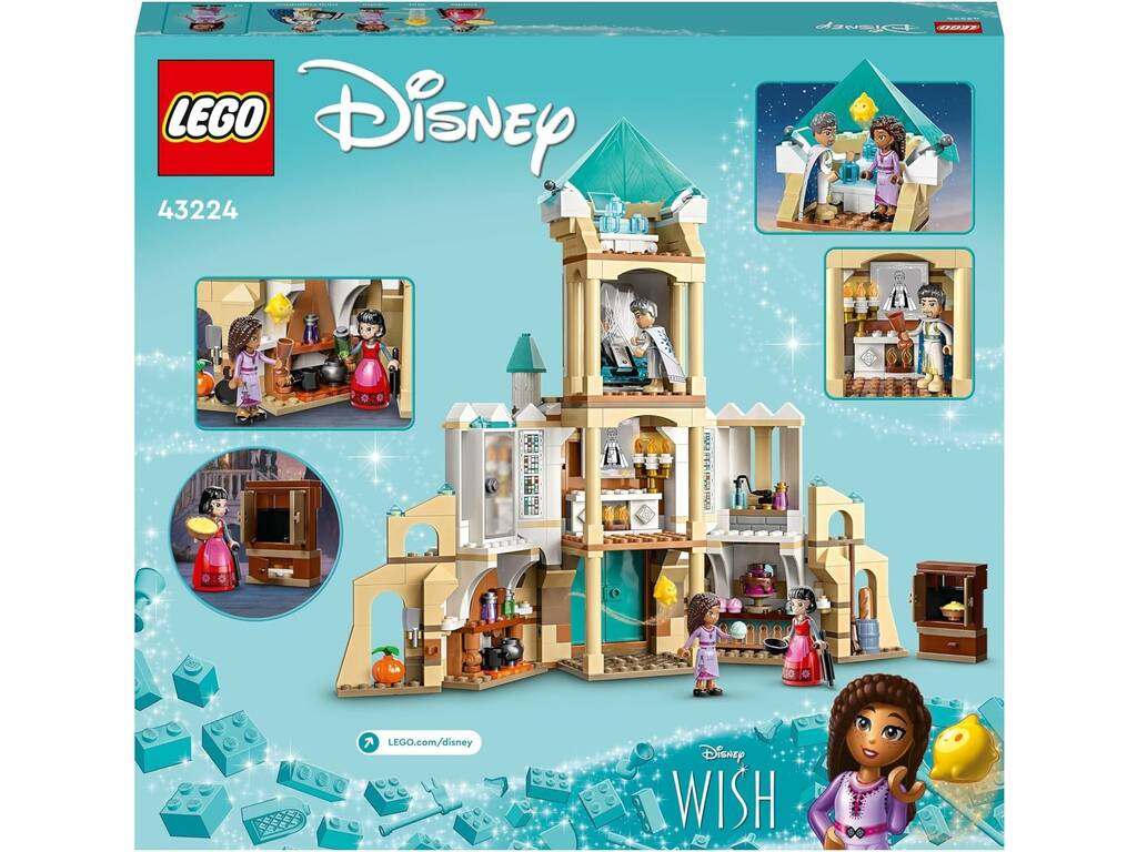 Lego Disney Wish Le château du roi magnifique 43224