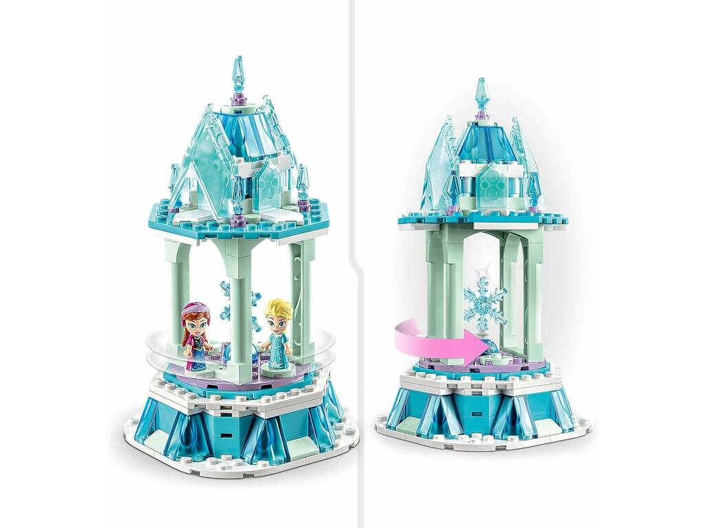 Lego Disney Frozen Tiovivo Mágico de Anna y Elsa 43218