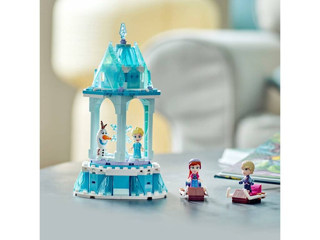 Lego Disney Frozen Tiovivo Mágico de Anna y Elsa 43218