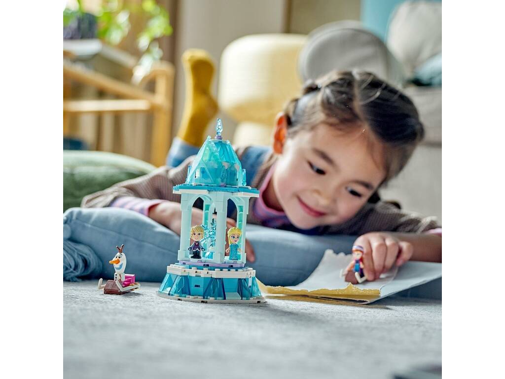 Lego Disney Frozen Tiovivo Mágico de Anna y Elsa 43218