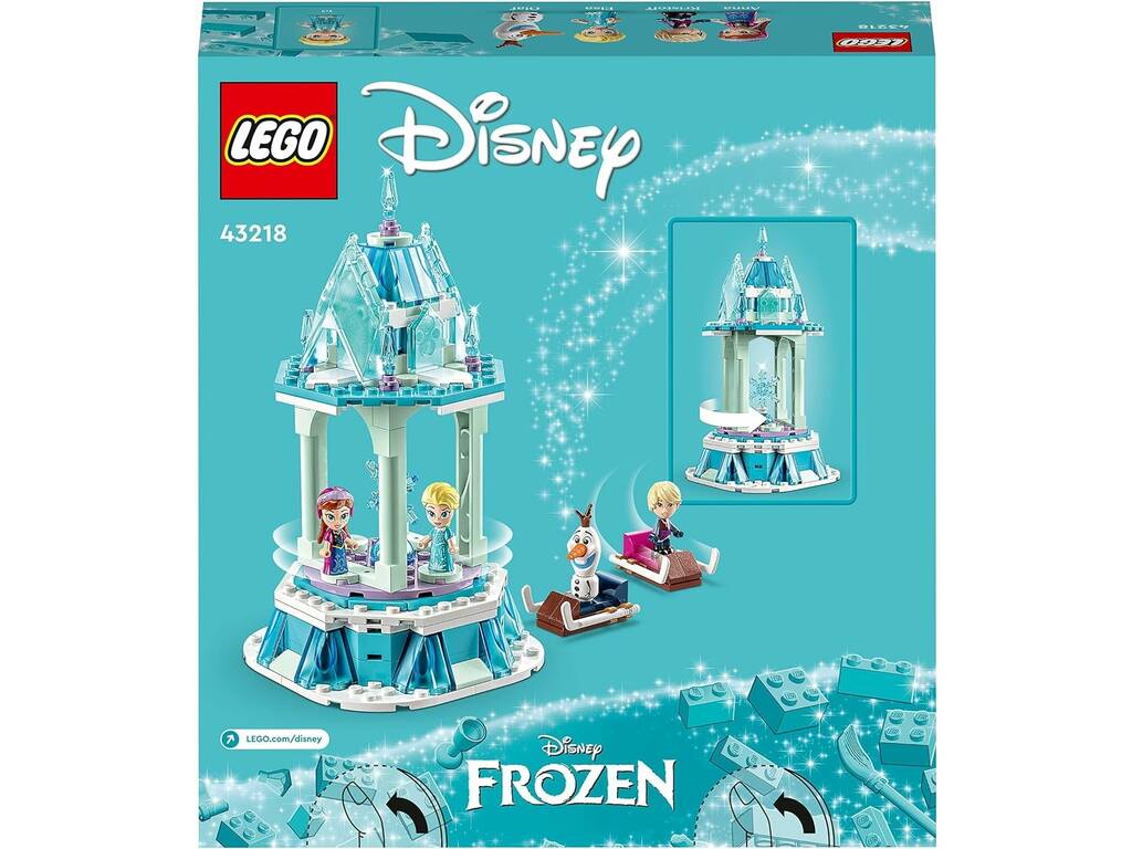 Lego Disney Frozen Tiovivo Mágico de Anna y Elsa 43218